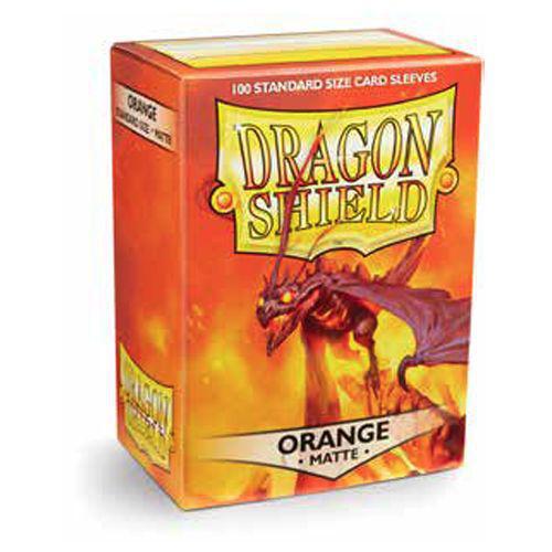Dragon Shield Matte Orange 100ct Box Sleeves