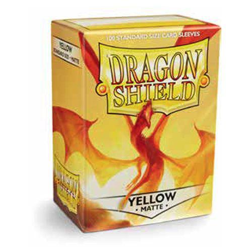 Dragon Shield Yellow Matte 100ct Sleeve pack
