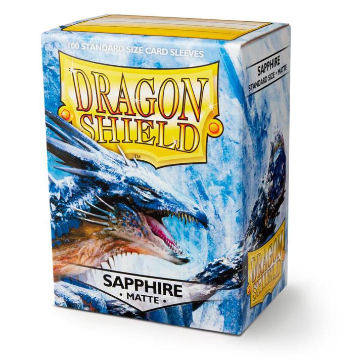 Dragon Shield Matte Sapphire 100ct Box Sleeves