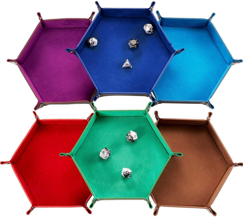 Hexagon Felt dice trays