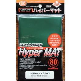 KMC Sleeves Hyper Matte Green 80-Count
