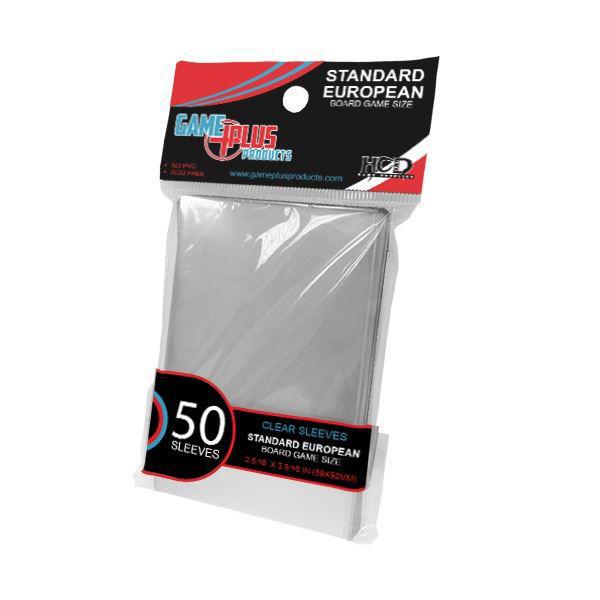 Games Plus Board Game Sleeve Standard European 59X92Mm