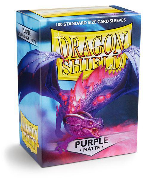 Dragon Shield Matte purple 100ct box sleeves