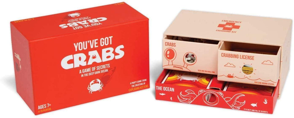 You've Got Crabs by Exploding Kittens - A Card Game Filled with Crustaceans and Secrets