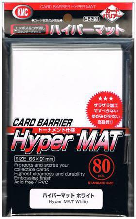 KMC Sleeves Hyper Matte White 80-Count