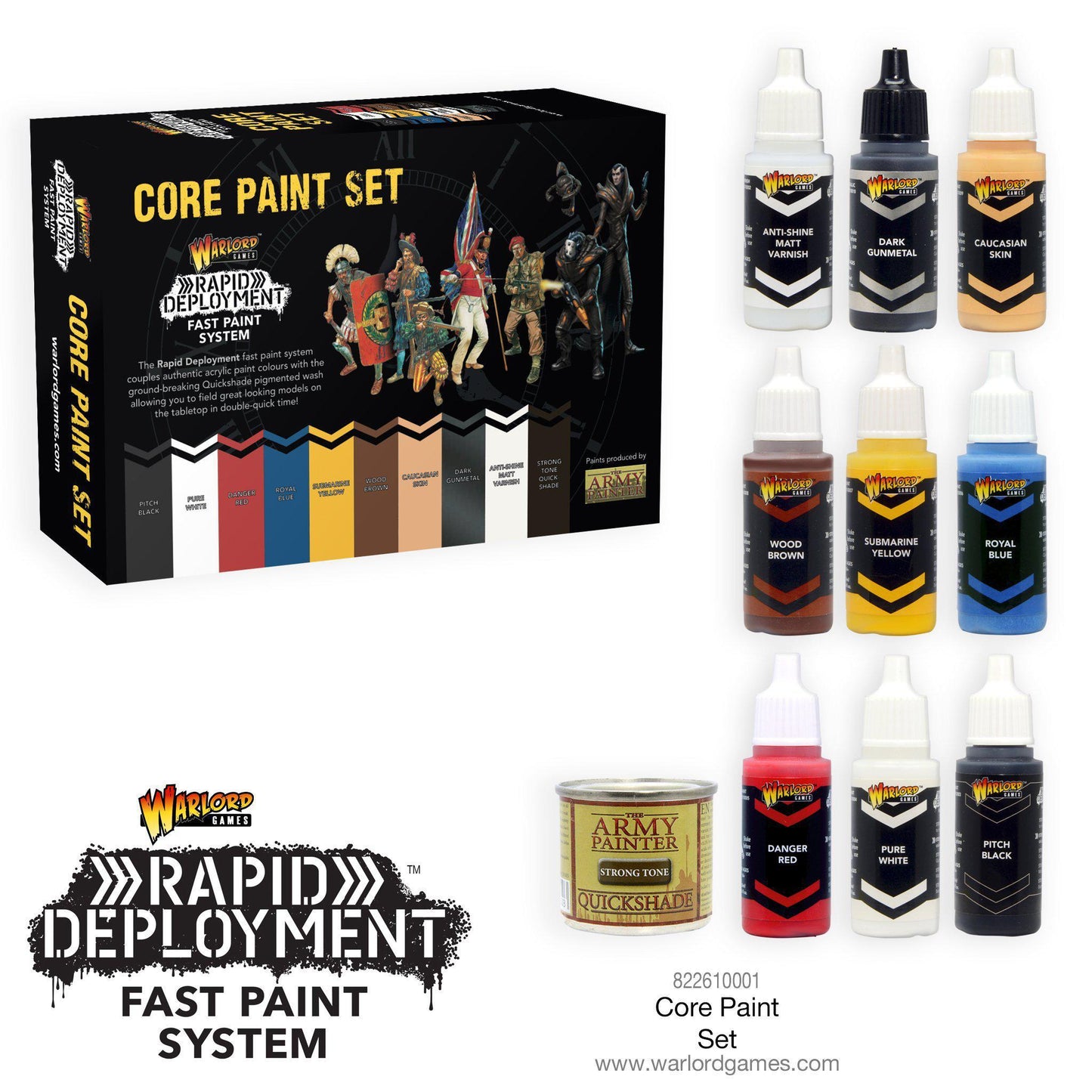 Warlord Games Core Paint Set