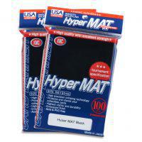 KMC Standard Sleeves Hyper Matte Black 100-Count