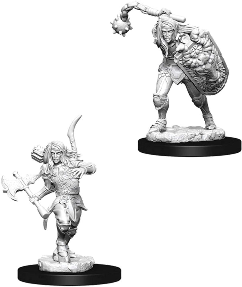 Pathfinder Deep Cuts Unpainted Miniatures Elf Male Fighter