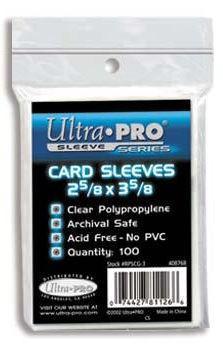 Ultra pro 2 5/8 X 3 5/8 Card Soft Sleeves