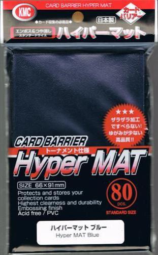 KMC Sleeves Hyper Matte Dark Blue 80-Count