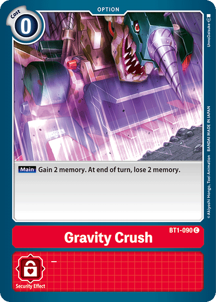 Gravity Crush [BT1-090] [Release Special Booster Ver.1.0]