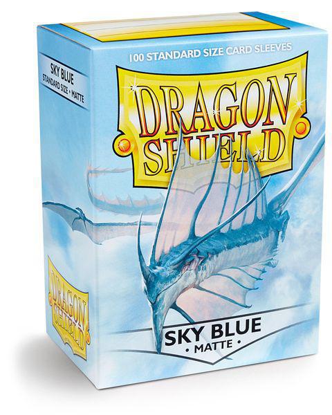 Dragon Shield Sky Blue Matte 100ct Box Sleeves