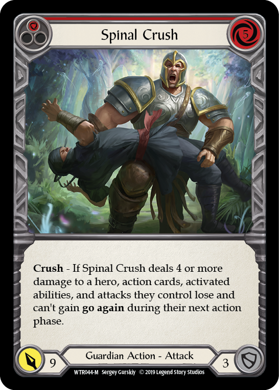 Spinal Crush [WTR044-M] Alpha Print Rainbow Foil
