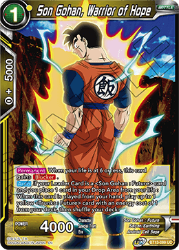 Son Gohan, Warrior of Hope (Uncommon) (BT13-099) [Supreme Rivalry]