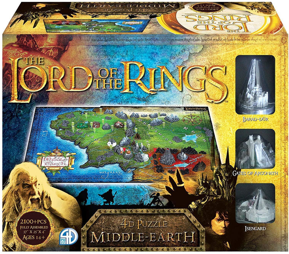 The Lord of the Rings 4D Middle Earth Puzzle