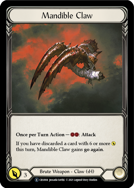 Mandible Claw [U-CRU004-RF] Unlimited Rainbow Foil