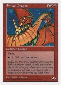 Shivan Dragon (Oversized) [Oversize Cards]