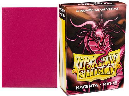 Dragon Shield 60ct Deck Protector Mini Matte Magenta