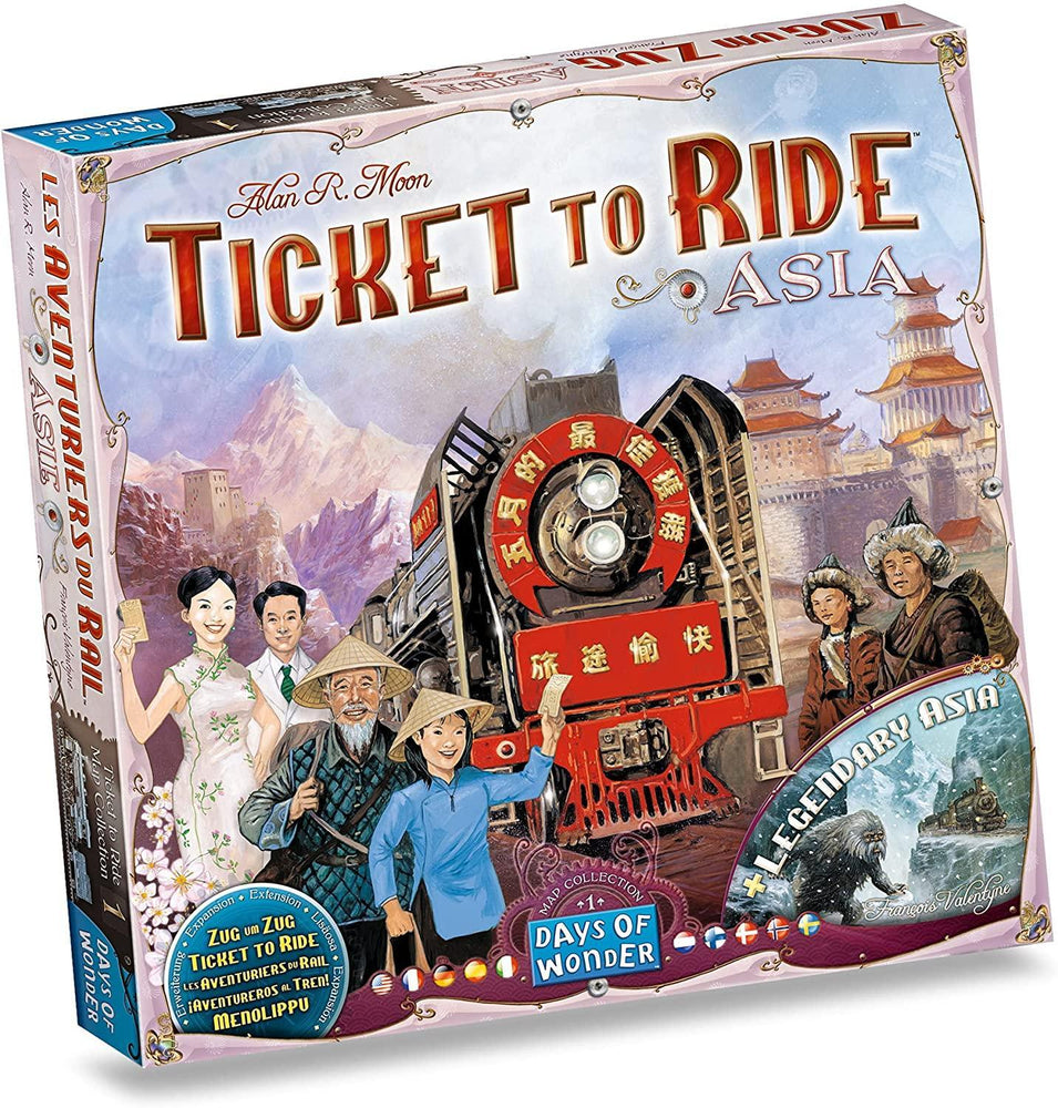 Ticket to Ride Asia Expansion Map Collection 1