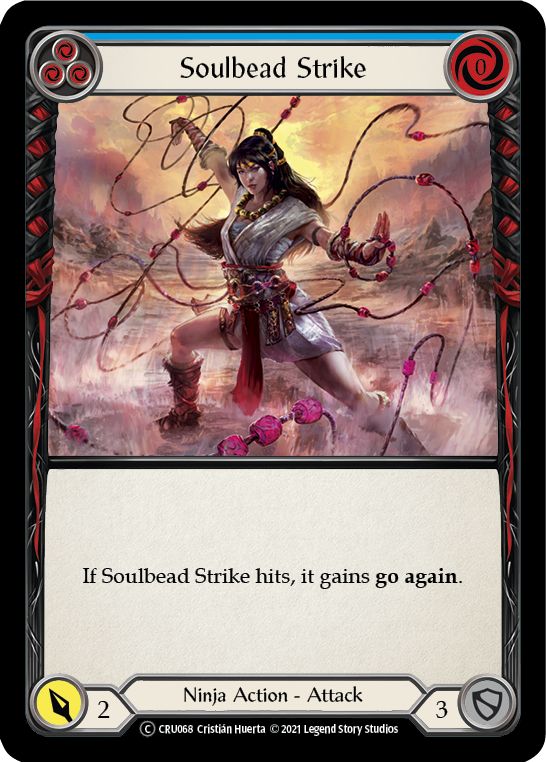 Soulbead Strike (Blue) [U-CRU068] Unlimited Normal