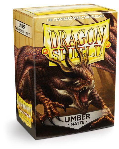 Dragon Shield Umber Matte 100 ct sleeve pack