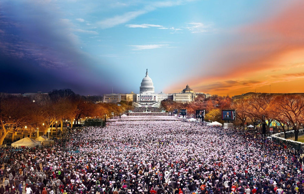 Washington D.C. Presidential Inauguration Day to Night Puzzle by Stephen Wilkes