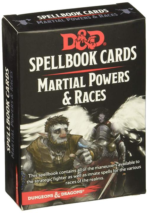 D&D Spell book Martial Powers and Races