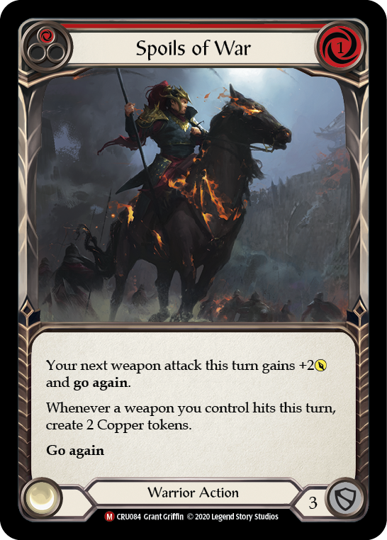 Spoils of War [CRU084] 1st Edition Rainbow Foil