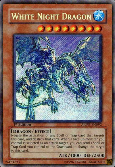 White Night Dragon [ANPR-EN092] Secret Rare