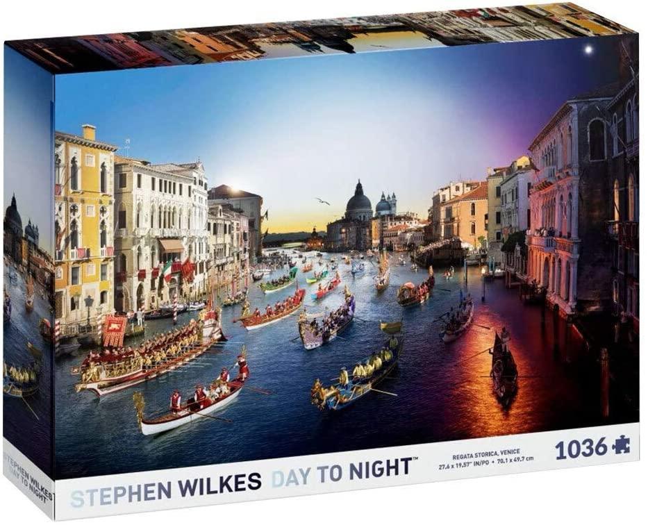 Venice Day to Night Puzzle by Stephen Wilkes