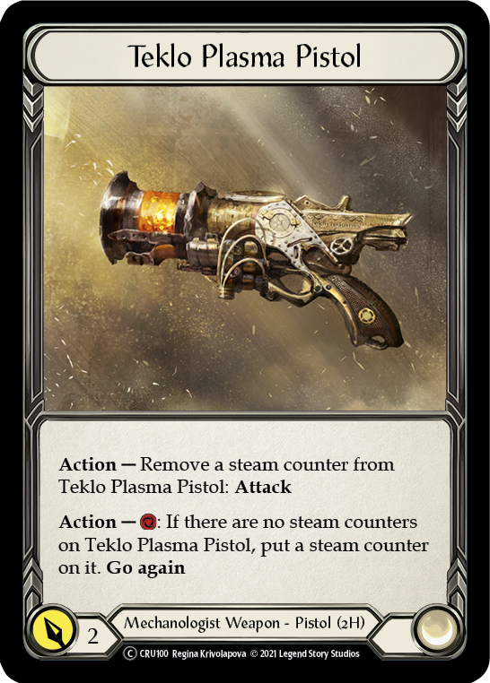 Teklo Plasma Pistol [U-CRU100-RF] Unlimited Rainbow Foil