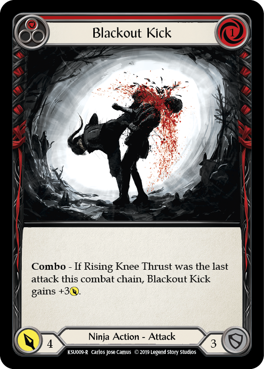 Blackout Kick (Red) [KSU009-R] 1st Edition Normal
