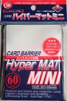 KMC Small Sleeves Hyper Matte Clear 60-Count