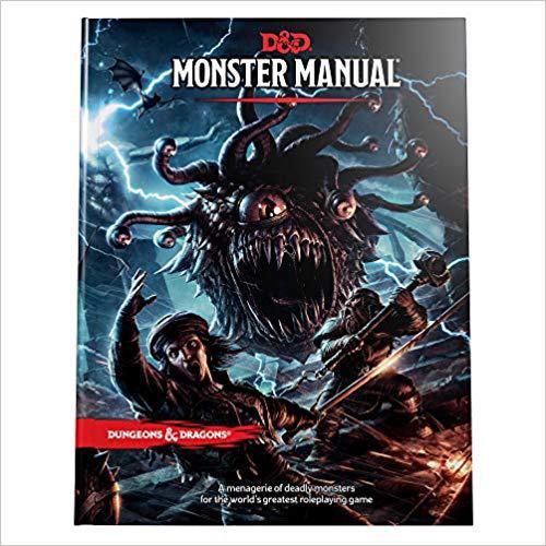 D&D Monster Manual RPG Book