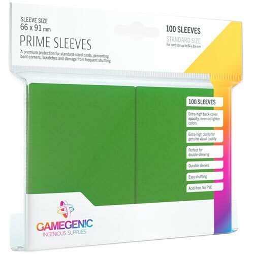 Gamegenics PRIME Sleeves Green (100 ct)